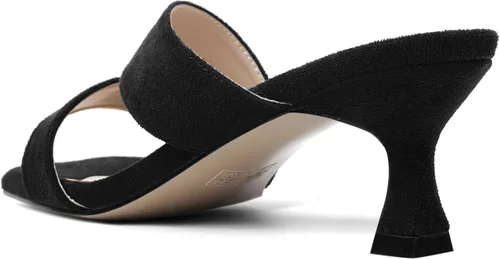 Miniatura 7 de MOVINSTEPS Sandalias de tacón bajo para mujer, de gamuza sólida, puntera cuadrada, de 2 pulgadas