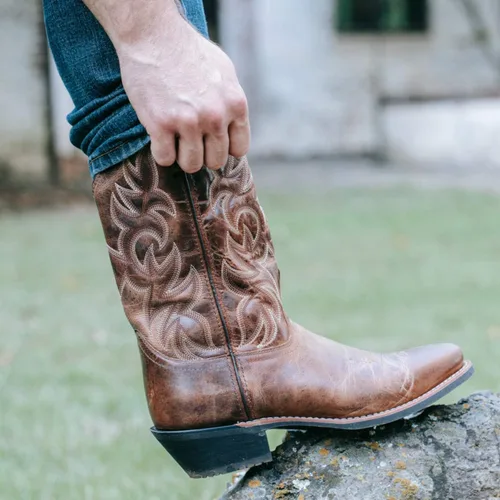 Miniatura 7 de Botas vaqueras de punta cuadrada para hombre Laredo