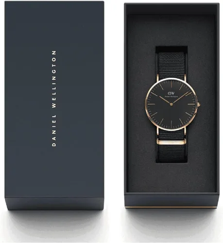 Miniatura 9 de Daniel Wellington Reloj Clásico Tela Oro Rosa (Poliéster)