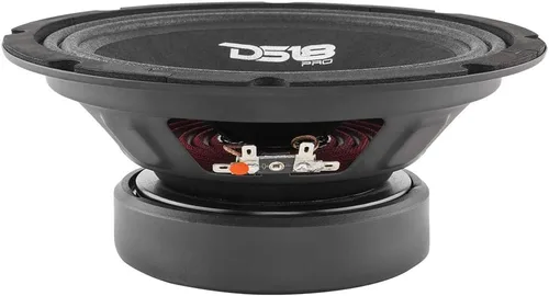 Miniatura 4 de DS18 PRO-GM8.4 - Altavoz de 8 pulgadas, rango medio, cesta de acero negro, 580 W máximo, 190 W RMS, 4 ohmios, altavoces de puerta de audio de alta
