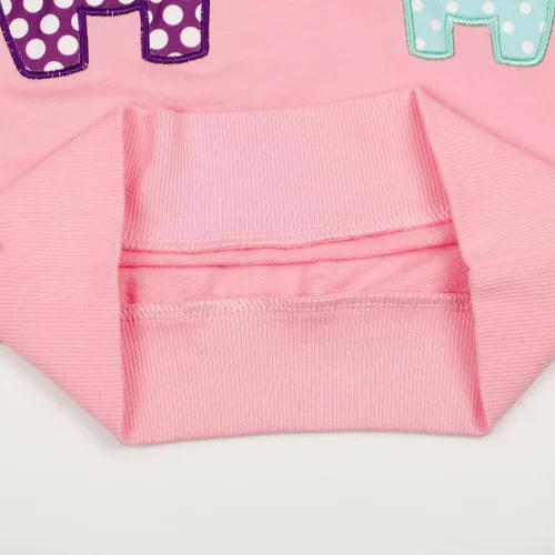 Miniatura 106 de Sudaderas para niñas pequeñas, cuello redondo, sin botones, de manga larga, para invierno, casual, ropa 2T-7T, Dinosaurio