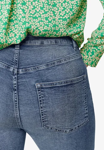 Miniatura 3 de Ellos Capri Denim de 5 bolsillos para mujer talla grande