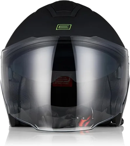 Miniatura 3 de ORIGINE Casco de motocicleta de cara abierta 3/4 con doble visera para scooters, aprobado por DOT