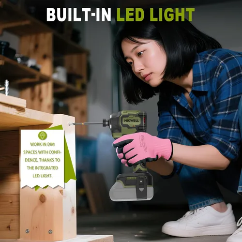Miniatura 5 de Destornillador de impacto inalámbrico (solo herramienta) compatible con batería Makita de 18 V, hasta 2300 In-lbs sin escobillas Destornillador