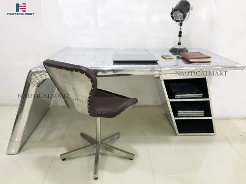 Miniatura 3 de Escritorio de ala hermosos muebles de escritorio de aluminio hechos a mano