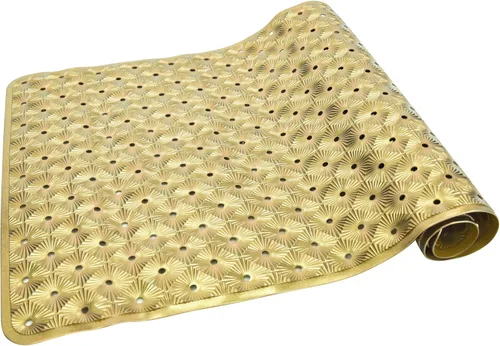 Miniatura 11 de Tapete antideslizante para bañera con ventosas de 15 x 27 pulgadas, tapete de ducha antideslizante para niños, niños pequeños y personas mayores