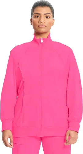 Infinity by Cherokee 2391A - Chaquetas médicas con cremallera frontal para mujer, tela elástica en 4 direcciones