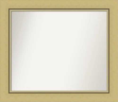 Miniatura 30 de Amanti Art Landon Gold Espejo de baño, espejo de pared o espejo de tocador de baño sobre el fregadero (26.25 x 26.25 pulgadas) Espejo no biselado