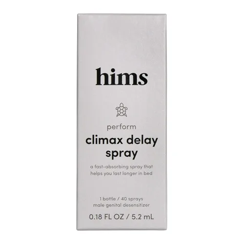 HIMS - Spray de absorción rápida para hombres con lidocaína para reducir la sensibilidad y durar más tiempo en la cama de 1 hora a 3 horas, 1