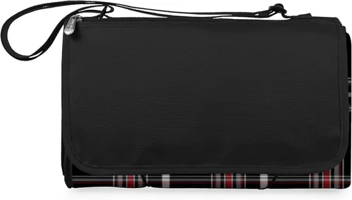 Miniatura 2 de PICNIC TIME Manta de picnic al aire libre, 59 x 51 pulgadas, manta plegable de playa y campamento con forro polar suave, parte inferior resistente