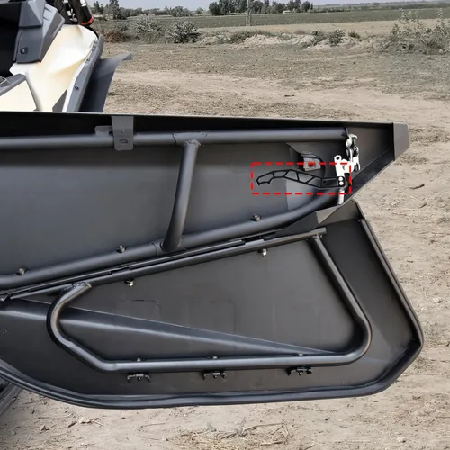 Miniatura 6 de Pestillos de manija de puerta para Can-Am Maverick X3 X DS RS Turbo R Max 4 puertas 2017-2025 modelos accesorios, 4 manijas de puerta