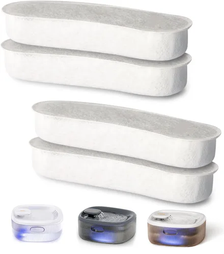 Miniatura 11 de WOPET Fuente de agua para perros grandes, fuente automática de agua para perros y gatos, dispensador de agua para mascotas con 2 filtros, bomba