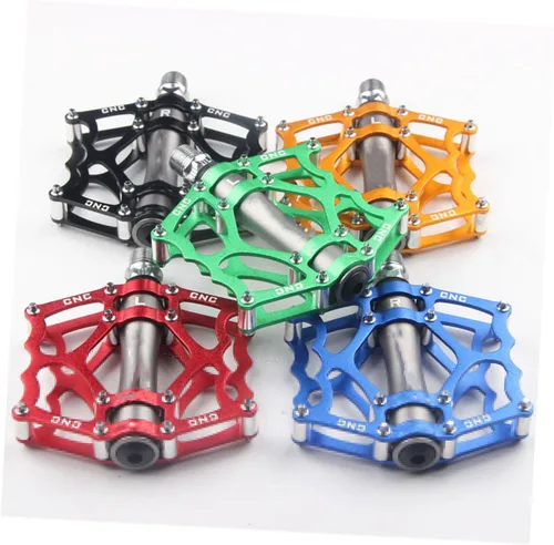 Miniatura 9 de BESPORTBLE 1 par de pedales de bicicleta MTB Pedales Zapatos de bicicleta Tacos Ciclo Clips de bicicleta Pedales de bicicleta con correas aleación