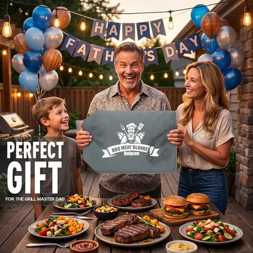 Miniatura 8 de Manta de barbacoa mejorada para descansar carne, accesorios para ahumar, bolsa de descanso de carne aislada con boca ancha