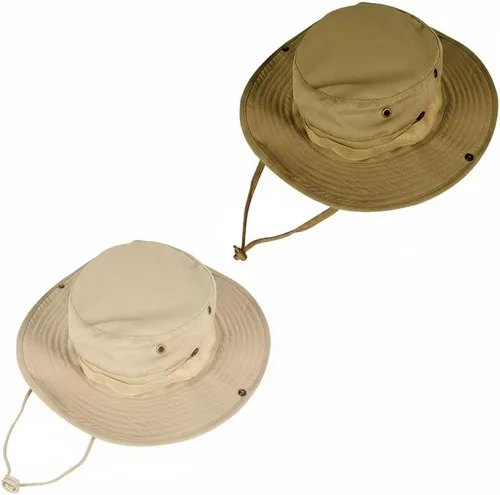 Miniatura 20 de Sombreros de sol para hombres y mujeres, sombrero de cubo UPF 50+, sombrero Boonie plegable, protección UV, senderismo, playa, pesca, safari
