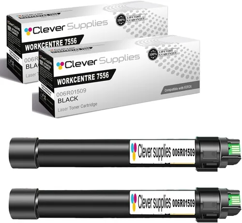 Miniatura 180 de CS compatible Xerox Phaser 6510/WorkCentre 6515 (106r03480) 2 cartuchos de tóner negro para Phaser 6510, WorkCentre 6515 2 negro