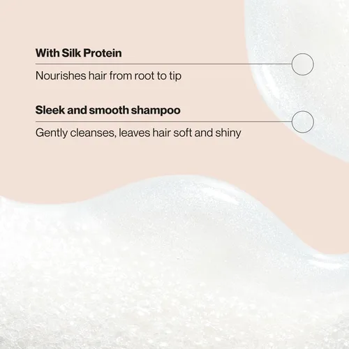Miniatura 3 de Suave Silk Protein - Champú suave y elegante para cabello seco e inmanejable, antihumedad + control de encrespamiento 48 horas, mejora el brillo