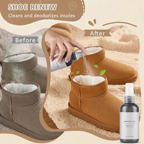 Miniatura 5 de Limpiador de zapatos, kit de limpiador de zapatos de gamuza, compatible con UGG, limpiador de zapatos y protector impermeable para zapatos, borrador