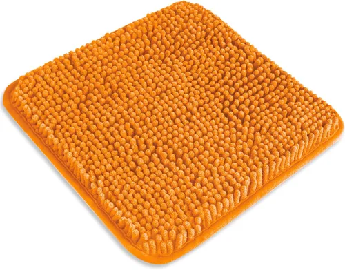 Miniatura 344 de Alfombra de baño pequeña de 12 x 18 pulgadas, lavable y absorbente, antideslizante, alfombra de baño de felpilla gruesa y suave para baño, ducha