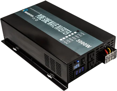Miniatura 2 de WZRELB Inversor de energía solar de onda sinusoidal pura de 3000 W confiable 48 V 120 V fuera de la red DC a CA convertidor de energía generador