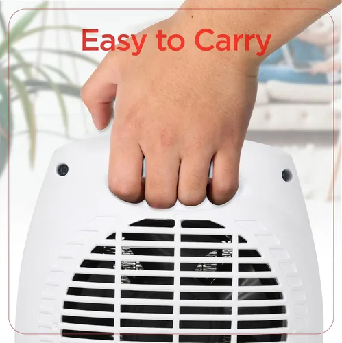 Miniatura 5 de BLACK+DECKER - Calentador de espacio portátil de 1500 W, calentador de espacio pequeño con protección contra sobrecalentamiento para uso en Blanco