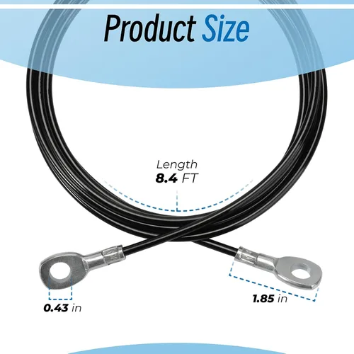 Miniatura 2 de Reemplazo de cable de polea de fitness para todos los modelos de gimnasio total 1000, 1500, 2000, 3000, XLS Up - Sistema de polea de cable ajustable