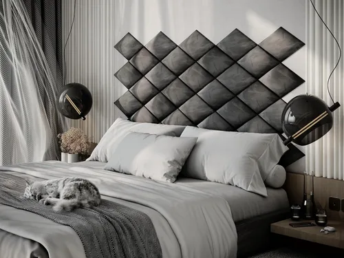Miniatura 60 de Paneles de arte acústicos decorativos de terciopelo suave para pared, azulejos absorbentes e insonorizantes ecoamortiguadores, tablones suaves Blanco