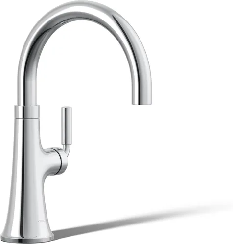 Miniatura 29 de KOHLER 23767-BL Grifo de tono de barra de cocina de un solo mango, grifo de fregadero de preparación, grifo de barra húmeda, grifo para fregadero