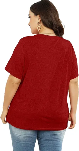 Miniatura 4 de Camisetas de talla grande con estampado de girasoles para mujer, camisetas inspiradoras de verano