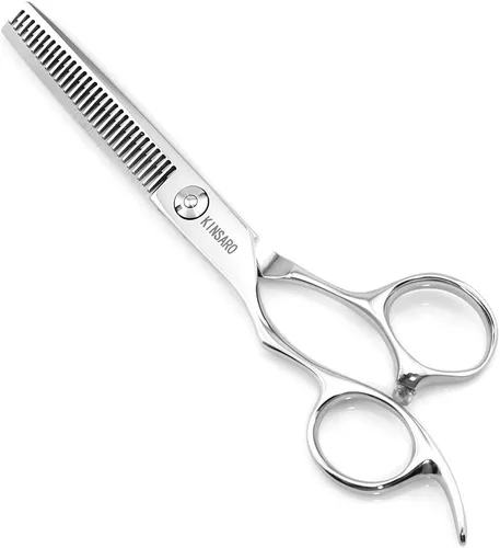 Miniatura 14 de Tijeras para Adelgazar el Cabello para Zurdos de 5.5 Pulgadas, Tijeras de Peluquero para Zurdos, Tijeras para Adelgazar el Cabello para Zurdos