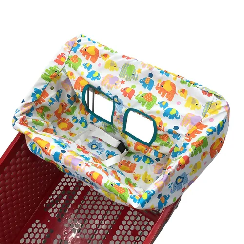 Miniatura 2 de Funda portátil para carrito de compras, fundas para silla alta y carrito de comestibles para bebés, niños, bebés y niños pequeños, bolsa de Colorful