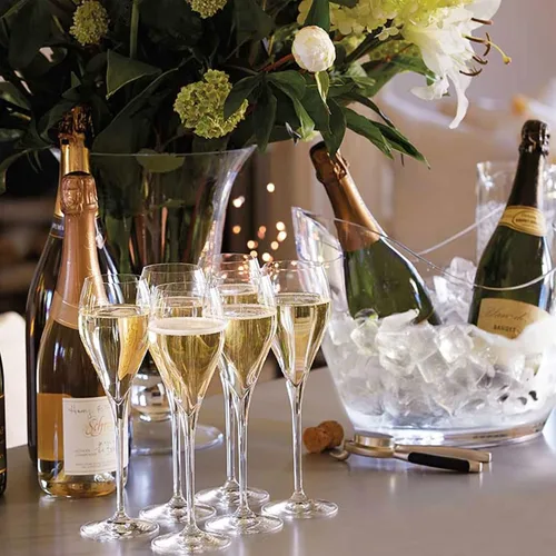 Miniatura 5 de Cubo de hielo para fiestas, botellas de vino o champán de acrílico transparente para bebidas (1, 8 litros)