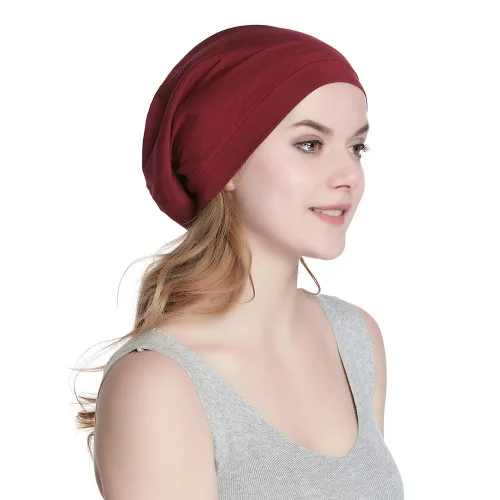 Miniatura 147 de Alnorm - Gorro con forro de satén y suave banda elástica para hombres y mujeres, talla única Se ajusta a la mayoría