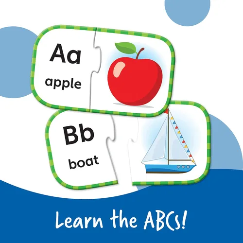 Miniatura 2 de Learning Resources Tarjetas de rompecabezas ABC, preparación para el jardín de infantes, rompecabezas autocorrectivos, juegos de aprendizaje