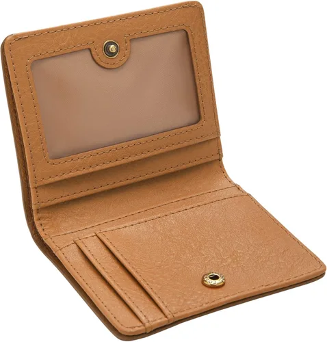 Miniatura 4 de Fossil Logan - Cartera plegable de cuero con bloqueo RFID para mujer