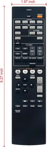 Miniatura 4 de RAV463 Reemplazo de control remoto para Yamaha Home Theater AV receptor ZA11350 RX-V373 HTR-3066 RX-V375