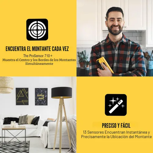 Miniatura 6 de ProSensor 710 Franklin sensores ProSensor 710 sensor de precisión para encontrar clavos Amarillo