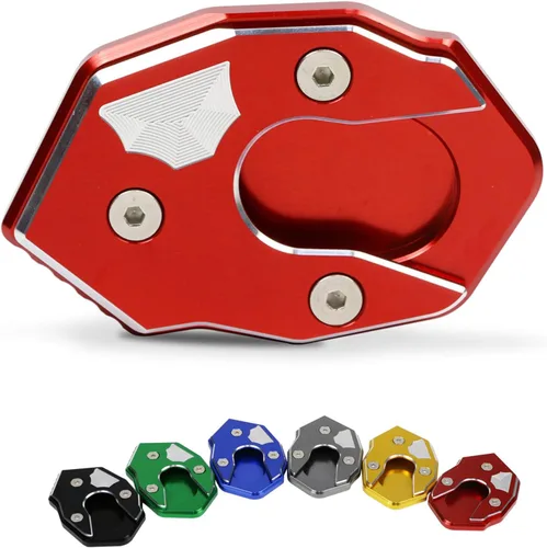 Motocicleta Kickstand Extender Pie Lateral Soporte de Extensión Pad Placa de Soporte Para Kawasaki Z650 Z900 Z1000 Z1000SX ER-6N ZX6R ZX10R