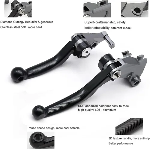 Miniatura 6 de Para YZ125X 2017-2023, YZ125 YZ250 2015-2023, YZ250F YZ426F YZ450F 2009-2023, YZ250X 2016-2023, YZ250FX 2020-2020-2023, YZ450FX 2019-2023 Palancas