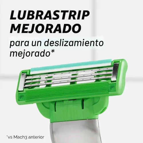 Miniatura 4 de Gillette Mach3 Sensitive - Recambios de cuchillas de afeitar para hombre, 20 unidades, diseñadas para pieles sensibles