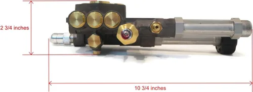Miniatura 3 de Annovi Reverberi - Cabezal de bomba de repuesto completo AR43361 para SRMW2.4G28 OEM con descargador y válvulas de alivio