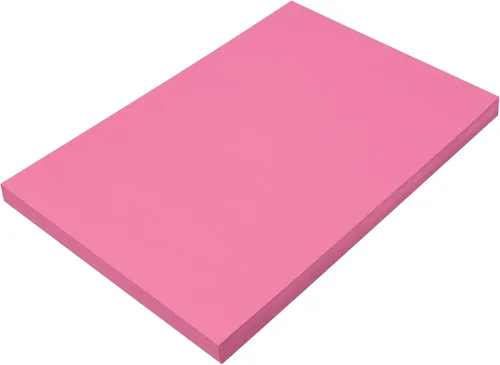 Miniatura 15 de Prang (Formerly SunWorks) Papel de construcción, rosa, 12 x 18 pulgadas, 100 hojas Rosado