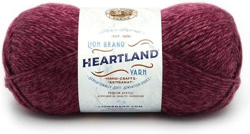 Miniatura 33 de Lion Brand Yarn Heartland Yarn - Hilo multicolor para tejer, tejer y tejer, paquete de 3, color congaree