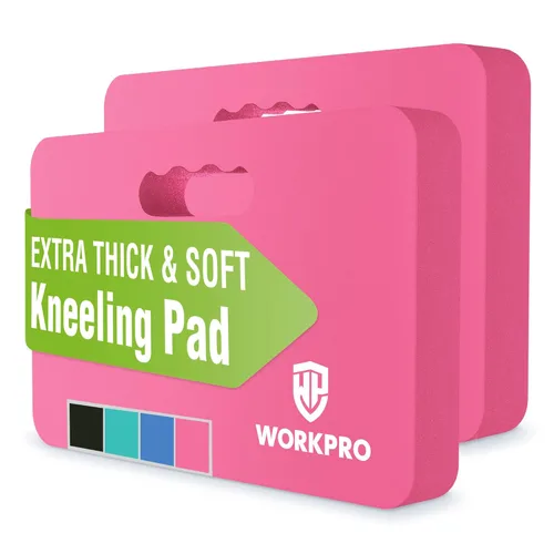 Miniatura 13 de WORKPRO Almohadilla de rodillas extra gruesa, amortiguación de espuma suave para la rodilla, alfombrilla grande de espuma para arrodillarse
