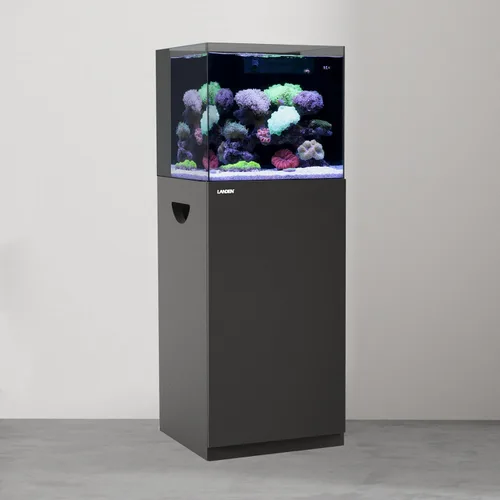 Miniatura 17 de Landen Soporte de madera para acuario y gabinete para tanque de hasta 20 galones, soporte de tanque de agua salada y reptil de peces, alfombrilla