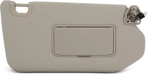 Miniatura 31 de Visera parasol beige para automóvil del lado izquierdo del conductor sin techo corredizo para Toyota para Highlander, montaje de repuesto