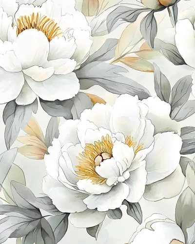 Miniatura 13 de BOKEBEVE Papel de Contacto Floral de Rosas Blancas y Moradas Despegar y Pegar Papel Tapiz Boho Papel de Pared para Encimera de Cocina Gabinete Apto