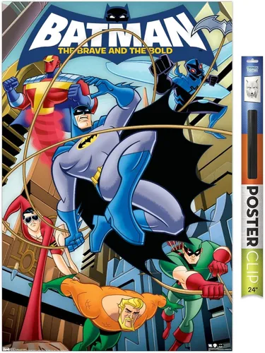 Miniatura 15 de Trends International DC Comics - Póster de pared de Batman - The Brave and The Bold de 22.375 x 34 pulgadas, versión premium sin marco