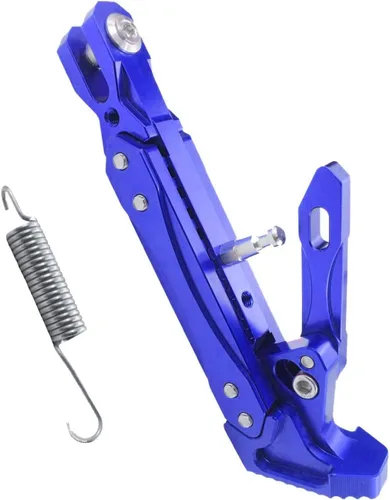 Miniatura 22 de Caballete de motocicleta universal ajustable con soporte lateral para pie, caballete de estacionamiento para motocicleta eléctrica, soporte lateral