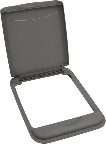 Miniatura 34 de Tapa para cubo de basura de 35 cuartos de galón, de la marca Rev-A-Shelf plateado